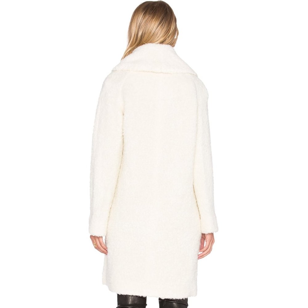 Vince Fuzzy Knit Boucle Coat - Picture 4 of 7
